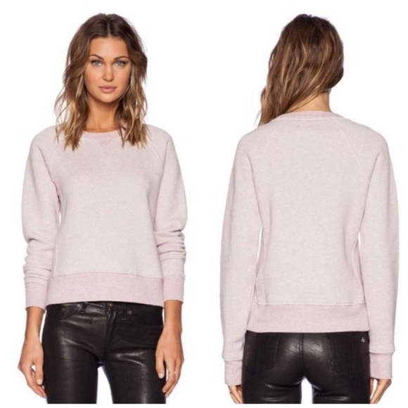 rag & bone Light Pink Crew Neck Sweater - Picture 2 of 12